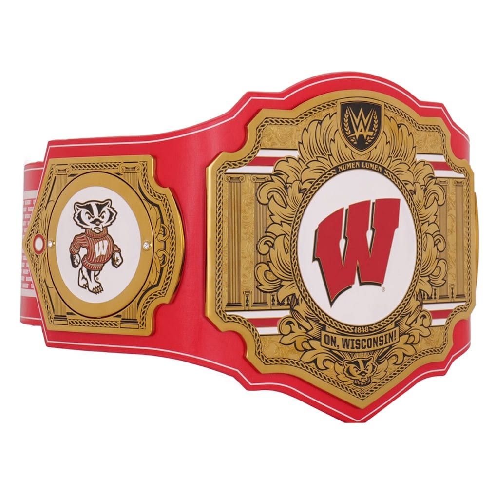 Wisconsin Badgers WWE Legacy Title Belt Champions Forge