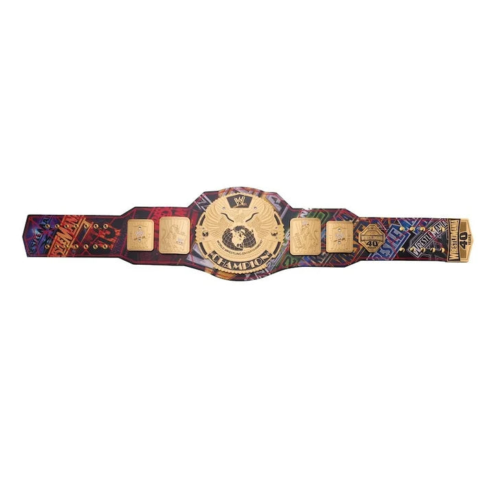 WrestleMania 40 Limited Edition Attitude Era Replica Title Belt