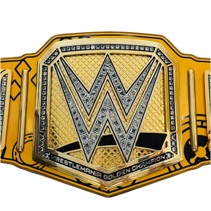 WrestleMania Championship Belt – Golden Heavyweight Title (Grand Event Edition)