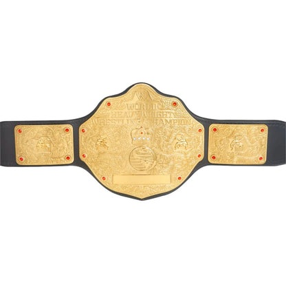 World Heavyweight Championship Retro Wrestling Belt Replica – Classic Gold Title Collectible
